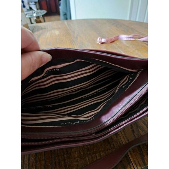 Etienne Aigner Brown Purse Handbag Pocket Book - Picture 8 of 12